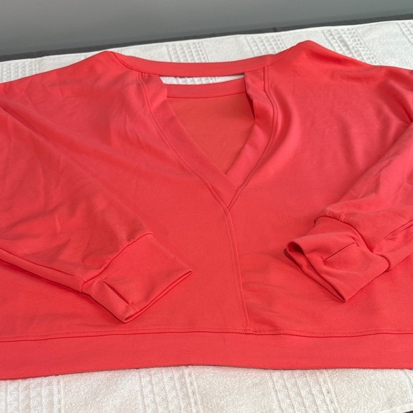 Bold Red Women's Sweatshirt - Picture 7 of 8